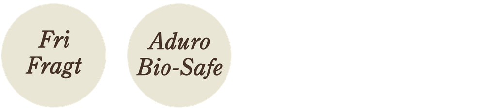 Fri fragt og Aduro Bio-Safe ikoner