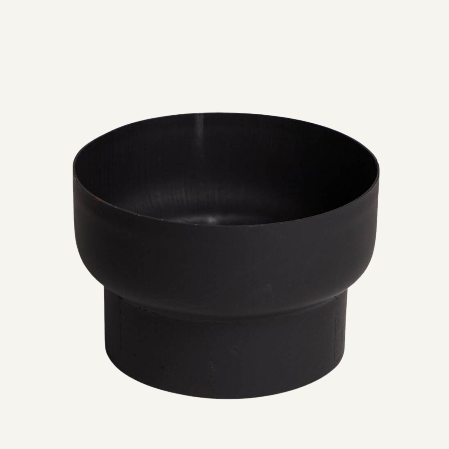 Reduktion ø148 udv/ø180 indv sort
