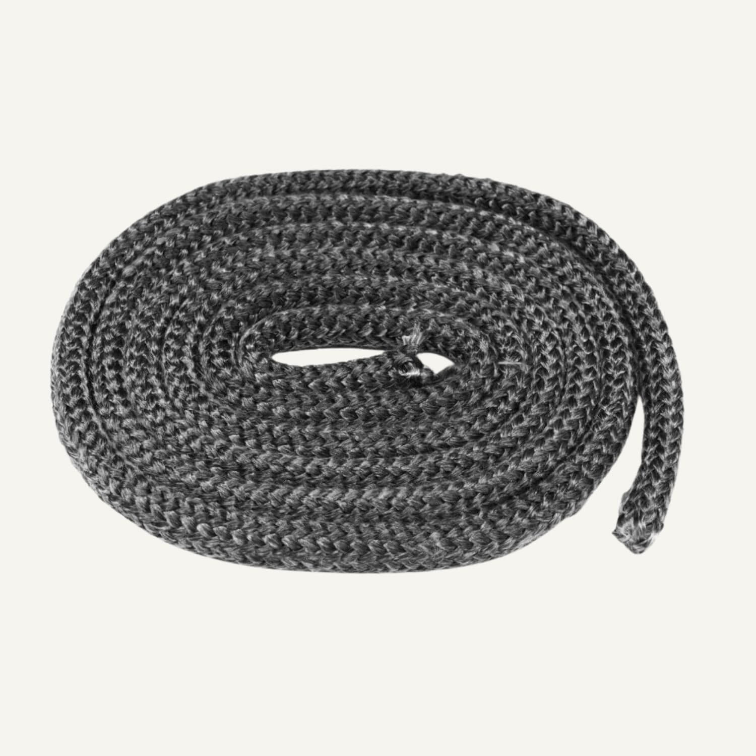 Glasfiberpakning, sort, rund ø12 mm