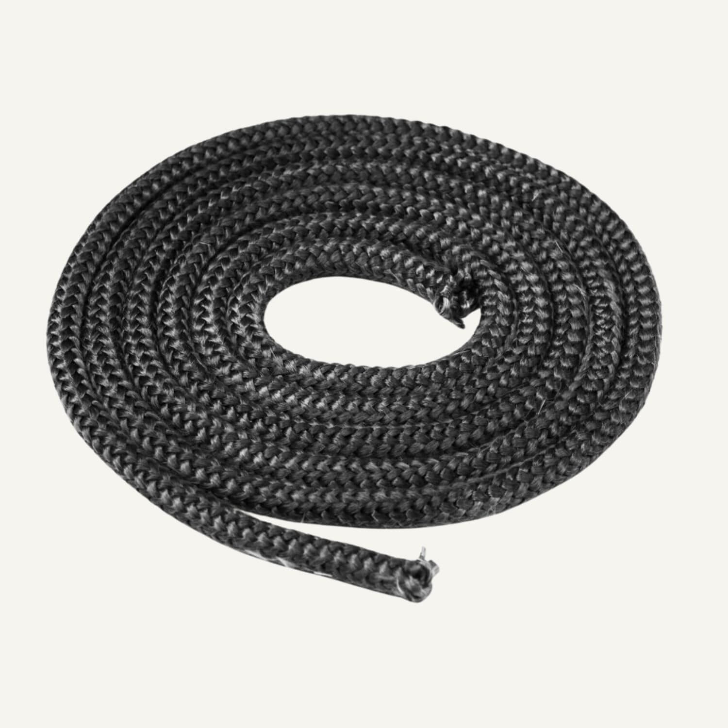 Glasfiberpakning, sort, rund ø10 mm