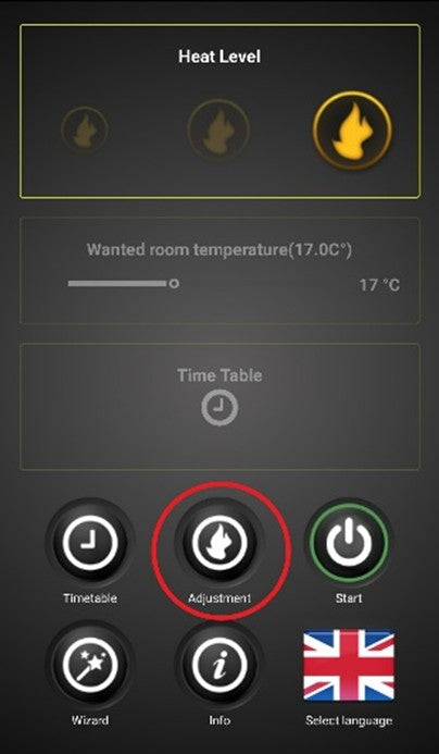 Markering af justering i Aduro hybrid app