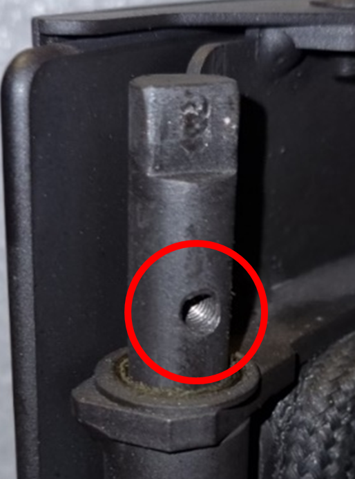 Markering af metalafstandsstykket