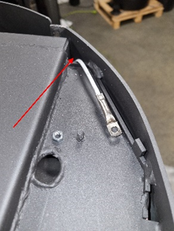 Markering af kabel til sensor
